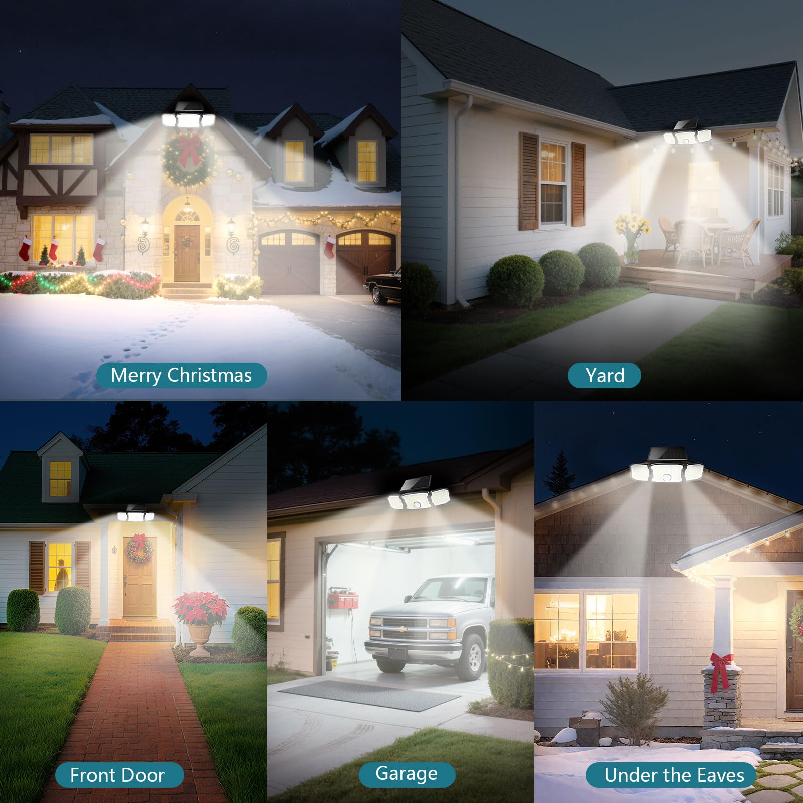 Tanlark Solar Motion Lights yard area boosts safety during evening activities
