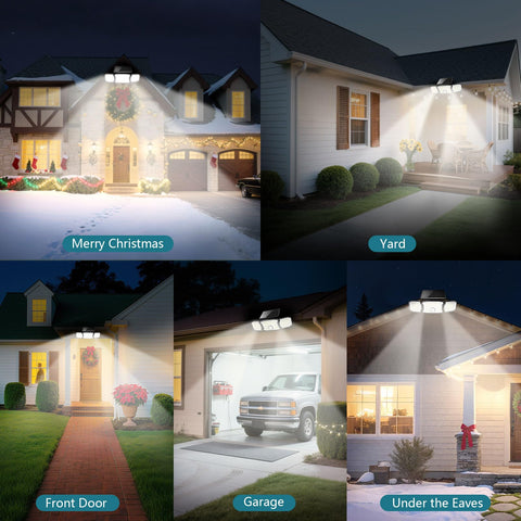 Tanlark Solar Motion Lights yard area boosts safety during evening activities
