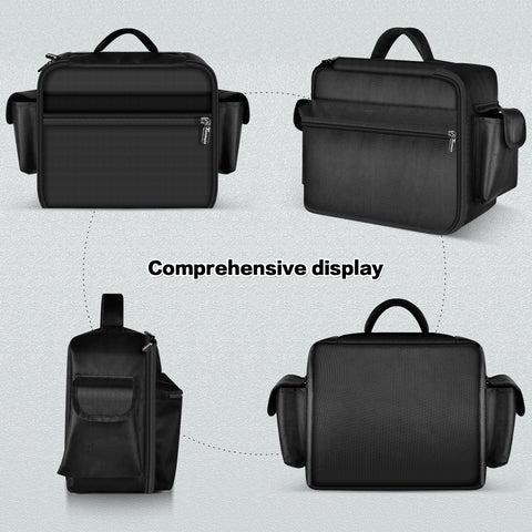 Tanmqin case with accessory pockets keeps chargers and hoses organized