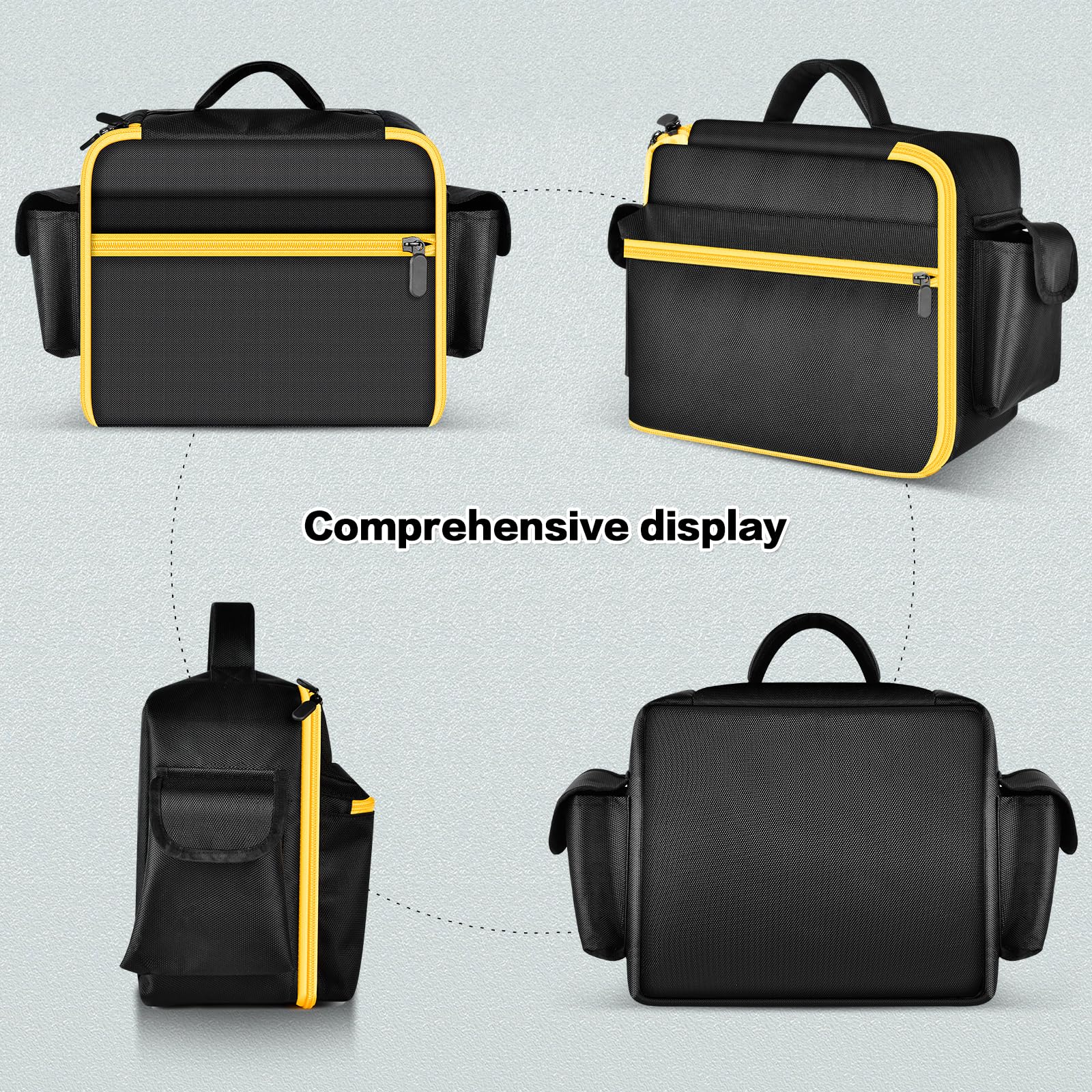 Tanmqin bag case features a dust- and scratch-resistant outer layer for protection