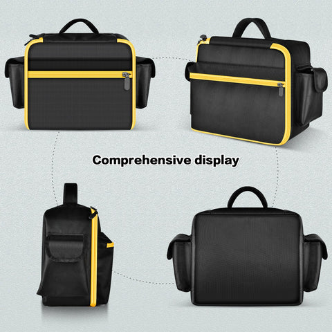 Tanmqin bag case features a dust- and scratch-resistant outer layer for protection