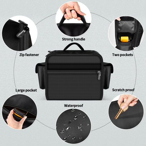 Dust-tight exterior protects inflator from garage dust and dirt