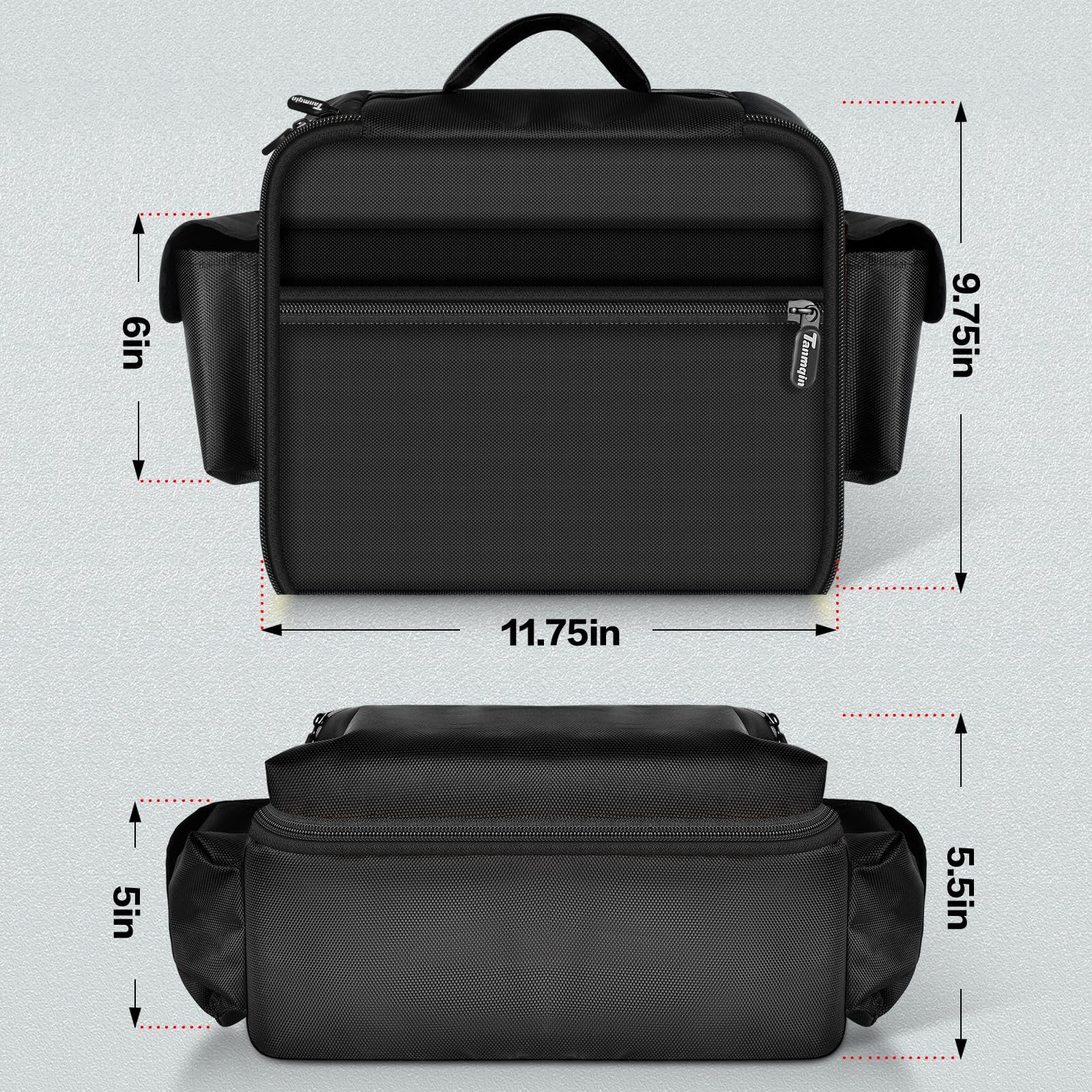 Foldable design saves space when storing the bag
