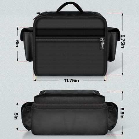 Foldable design saves space when storing the bag