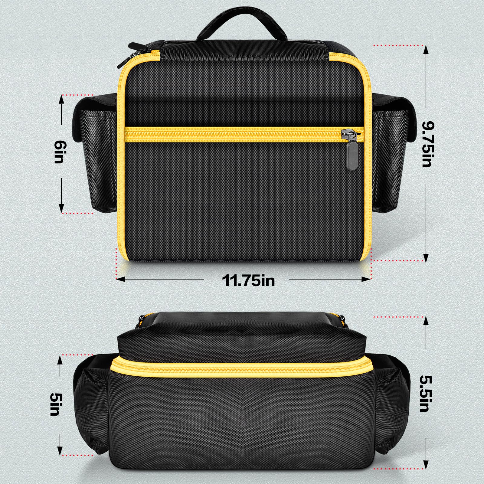 Tanmqin padded ergonomic handle aids comfortable carrying during trips