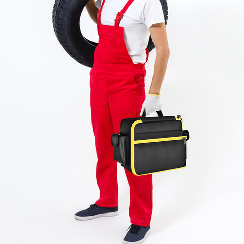 Tanmqin travel-ready organizer supports car, garage, and home setups