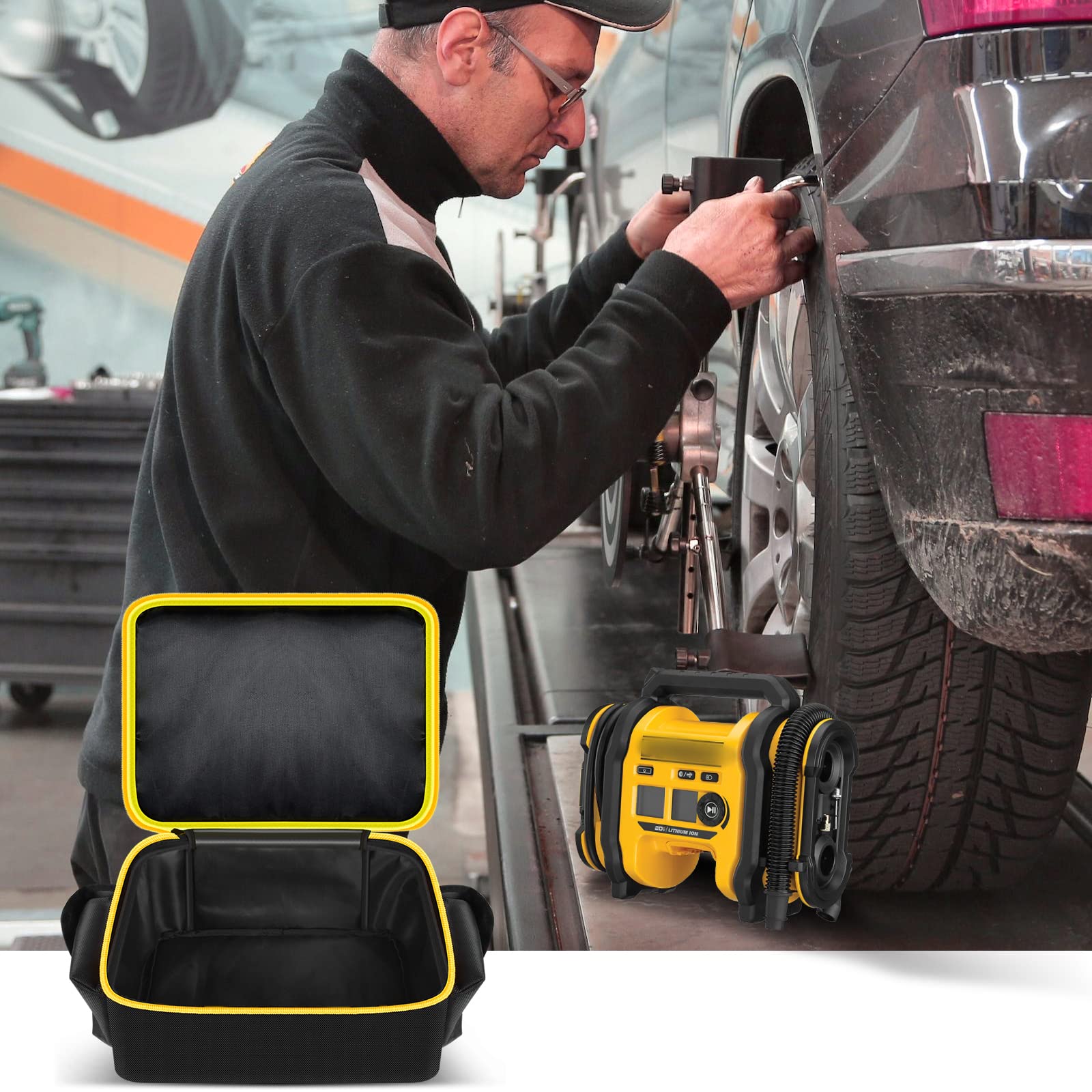 Tanmqin DEWALT DCC020IB case ergonomic handle boosts portability.