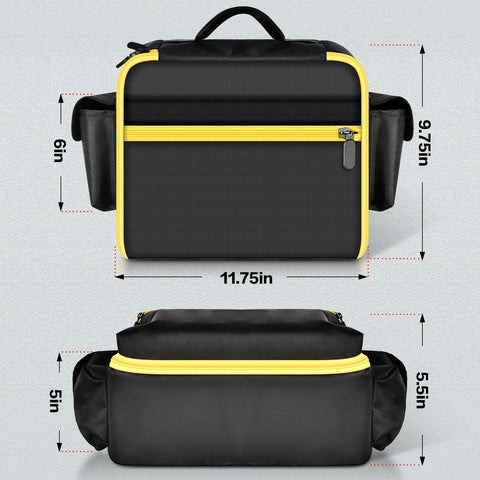 Tanmqin case folds to save space when stored.
