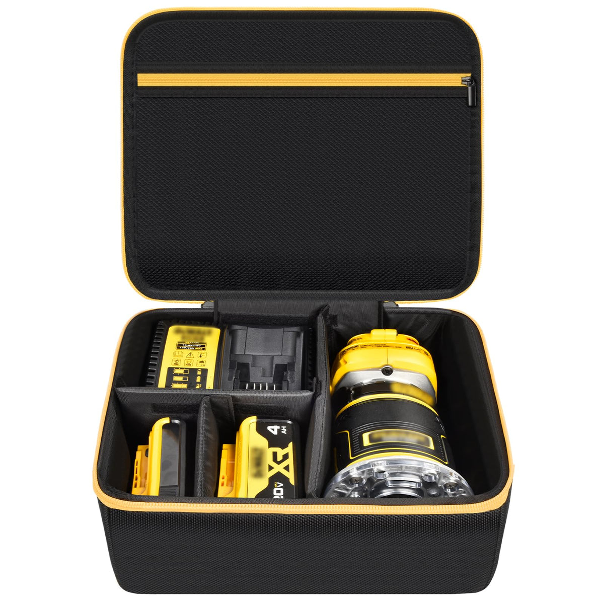 Tanmqin tool case for DEWALT DCW600B exterior, sturdy protection for on-the-go tradespeople.