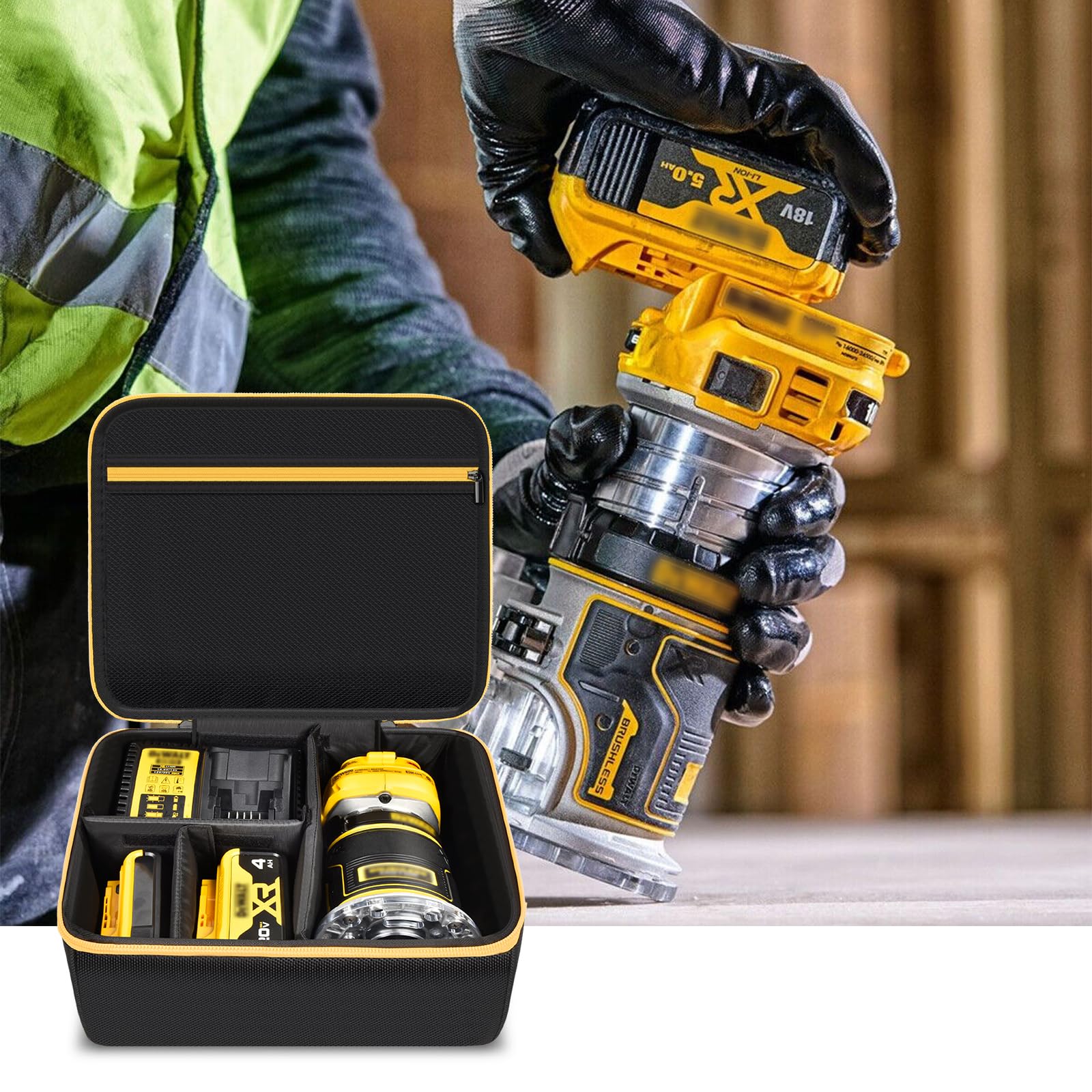 Tanmqin lightweight design and sturdy handle simplify carrying between sites.