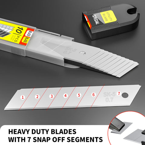 TANOSHII reusable dispenser packs for easy blade storage.