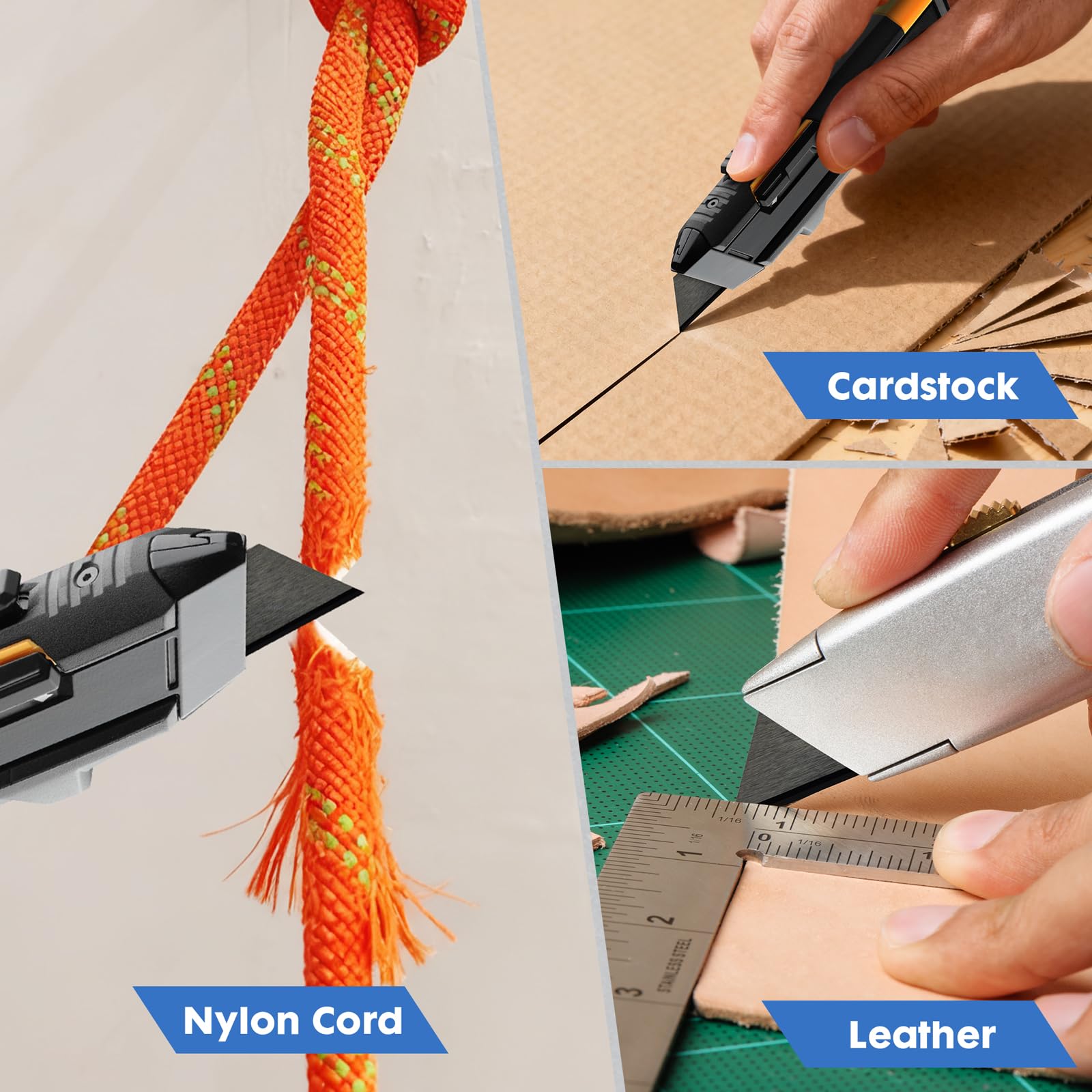 TANOSHII zirconia blades lightweight design: easy control and less fatigue.
