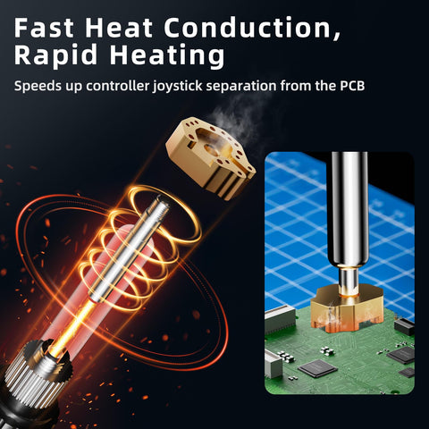 TanReginal precision adapter with gold-plated holes for quick, accurate alignment.