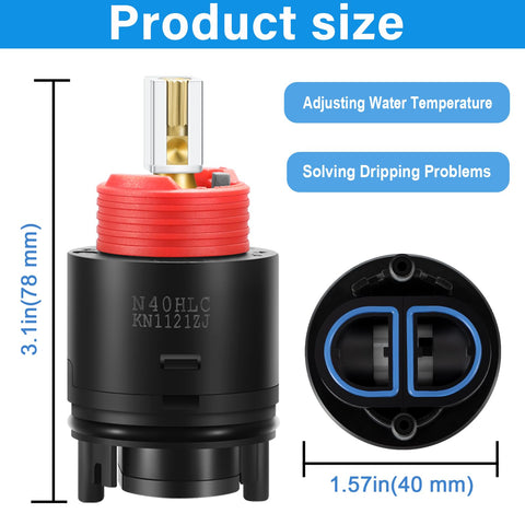 Tanxury N40HLC dimensions 78mm by 40mm for a precise, proper fit.