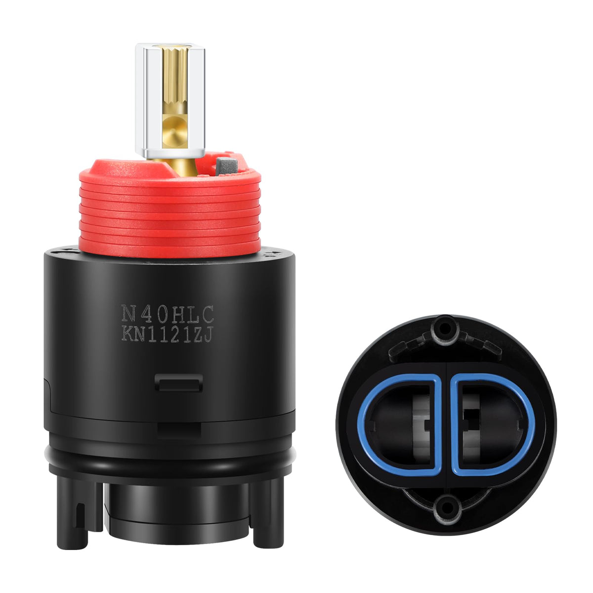 Tanxury N40HLC shower cartridge showing universal compatibility with Z-7300 valves for reliable replacement.