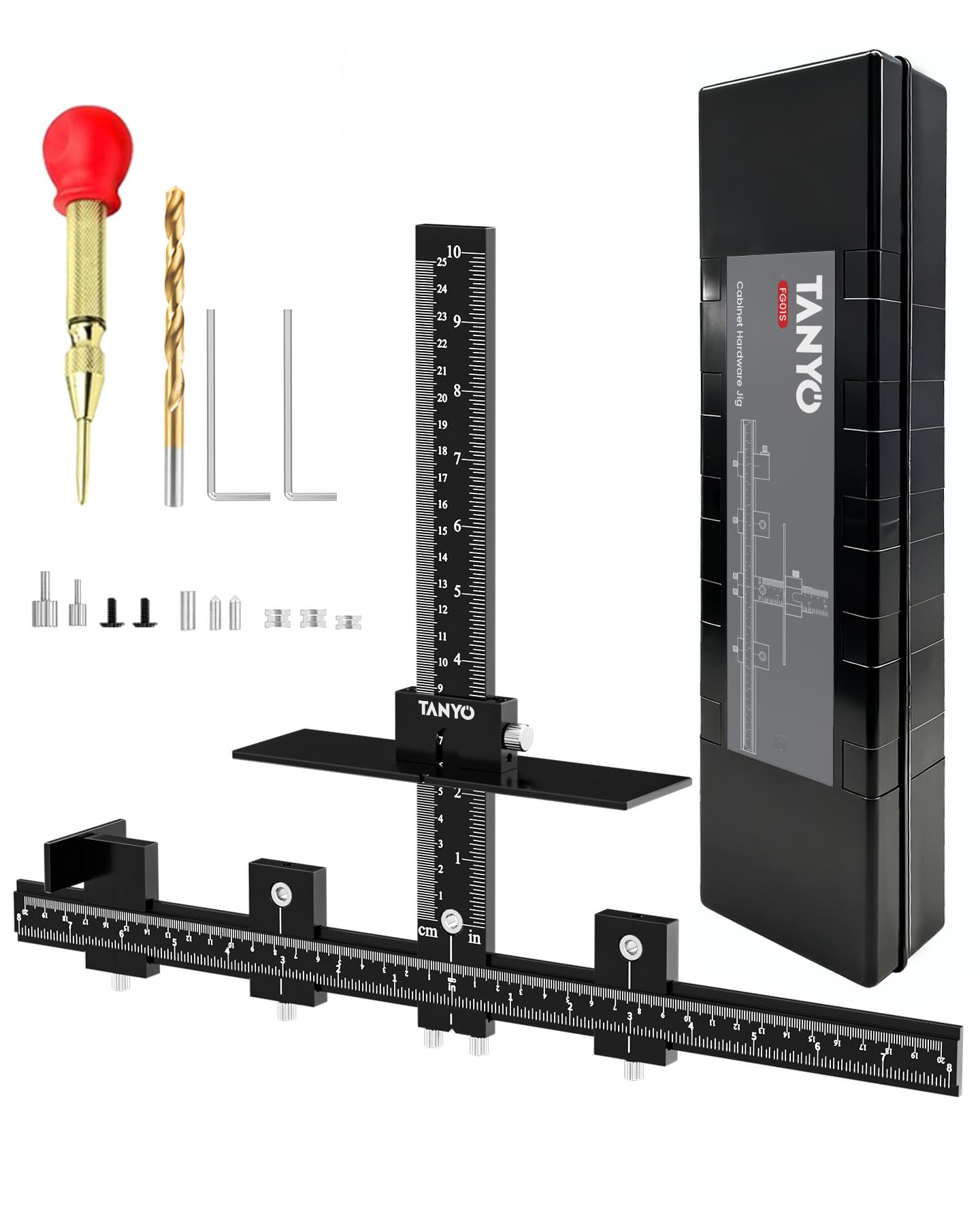 TANYO cabinet hardware jig with precision marking for accurate drilling