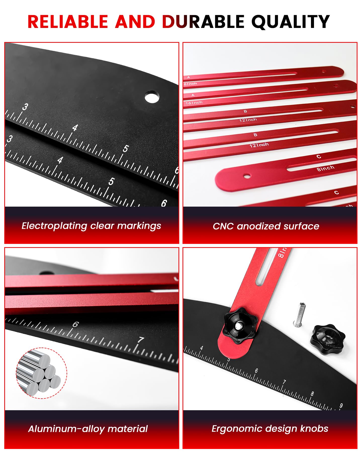 TANYO includes extension rods for flexible length adjustments up to 60 inches