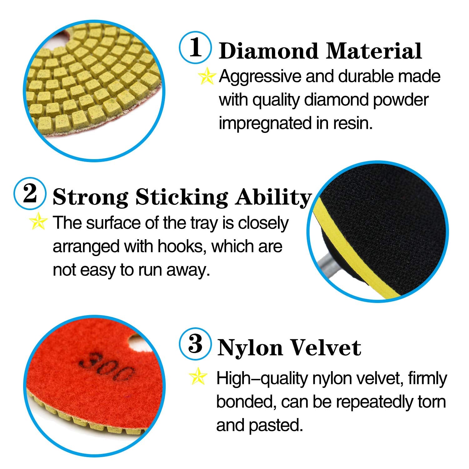 Tanzfrosch 150-grit pad delivers consistent progression toward smooth finish.