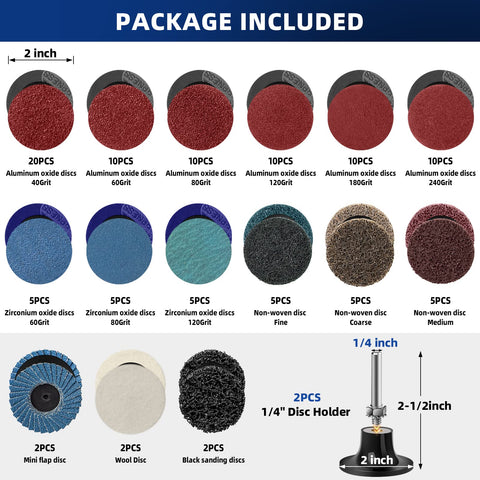 Tanzfrosch aluminum oxide discs in multiple grits for durable cutting