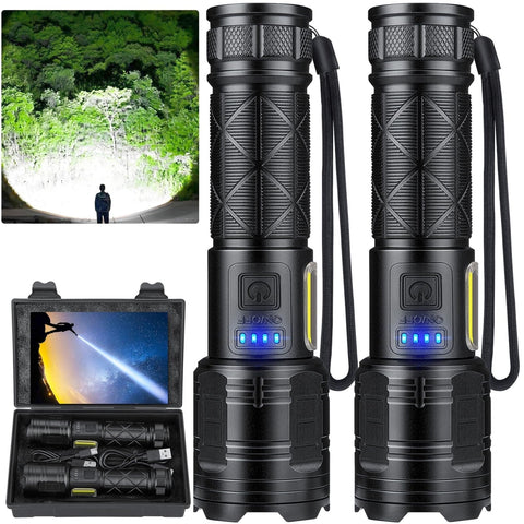 taoquwe 9000-lumen flashlight beam for outdoor visibility