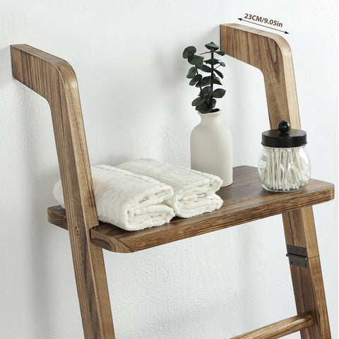 Taozun ladder with non-slip feet maintains steadiness on any floor.