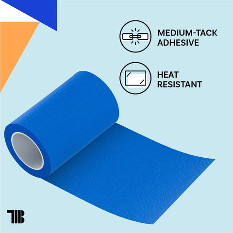TapeManBlue wide tape supports large-scale painting projects.