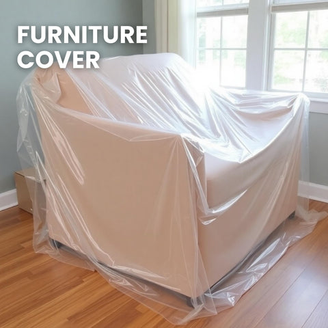 Tapix plastic sheeting withstands rain and temperature changes for outdoor projects.