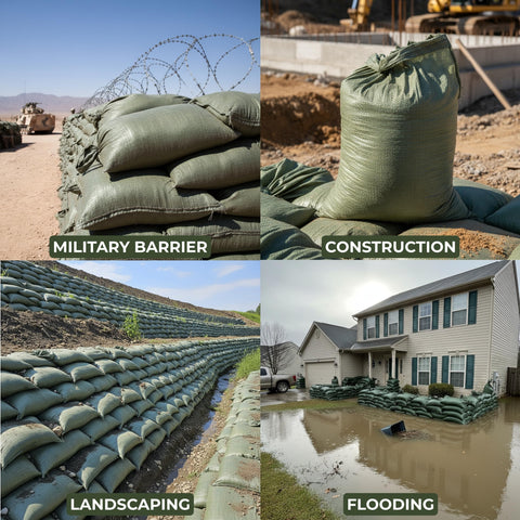 Tapix sandbags compact storage and easy portability