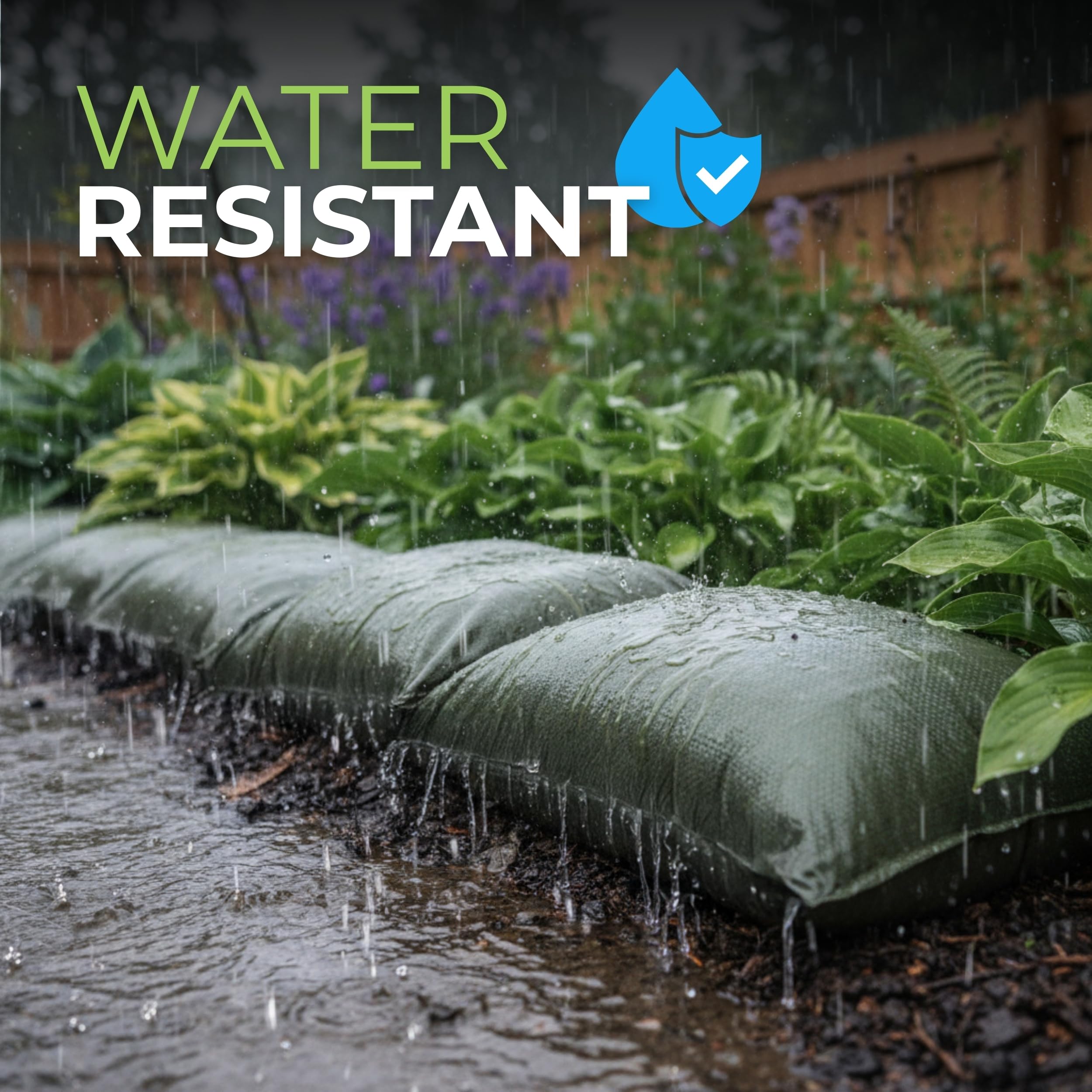 Tapix sandbags military green water resistant design for weather resilience