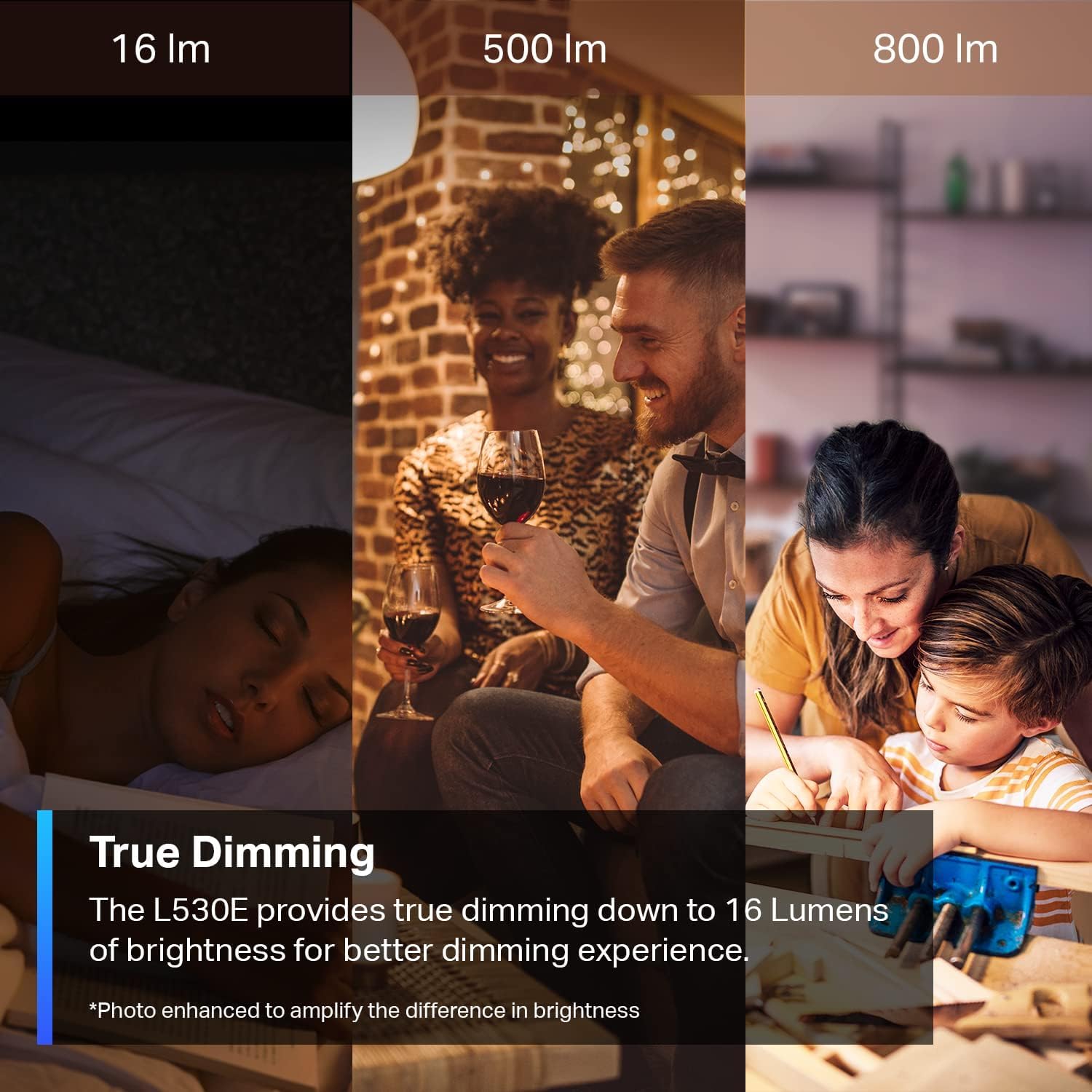 Tapo L530E voice control with Alexa and Google Home.