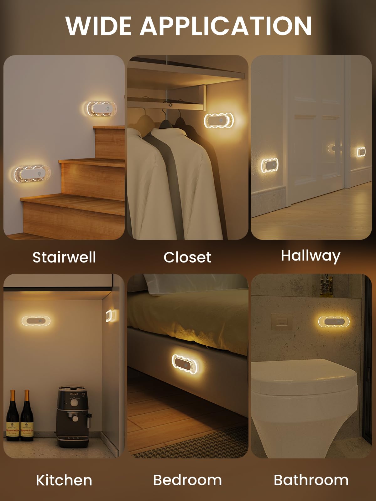 TAPTIM closet night light delivers visibility without glare