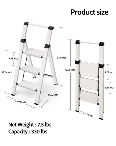 Taranta sturdy aluminum frame supports up to 330lbs safely.