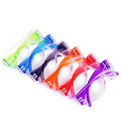 Tarantula kids safety glasses multicolor pack provide lightweight protection for classroom activities