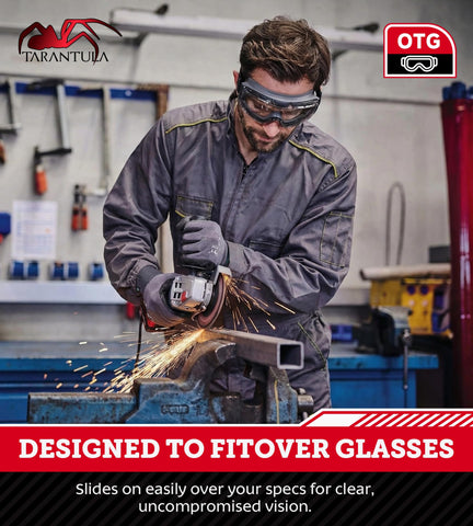 Tarantula ideal for lab work, woodworking, and DIY projects seeking reliable eye protection.