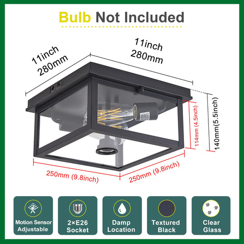 Tarentlight clear glass diffusers soften light for inviting entryways.