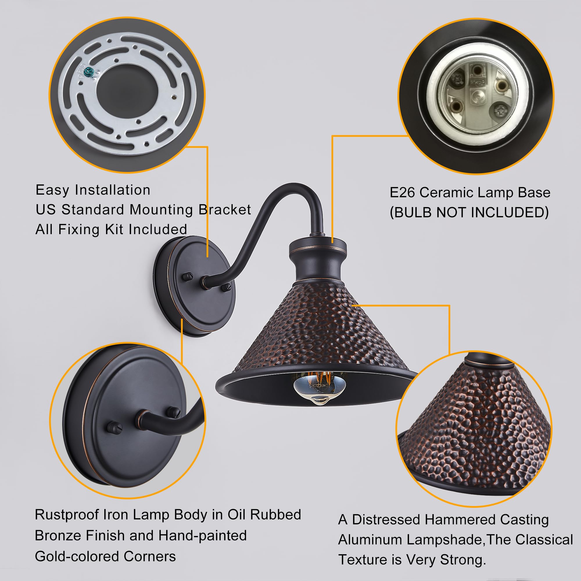 Tarentlight weatherproof design withstands rain and sun year-round
