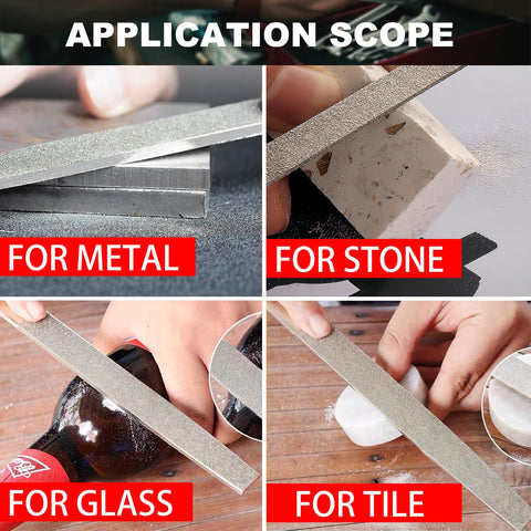 TARIST Diamond File Set multi-use-tool suitable for metal, tile, ceramic.