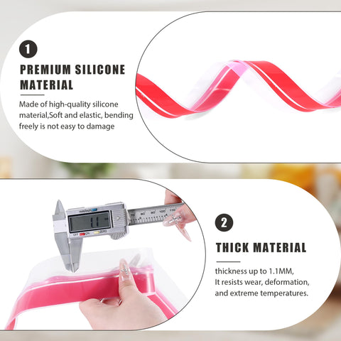 Tarose durable silicone weather strip endures temperature changes.