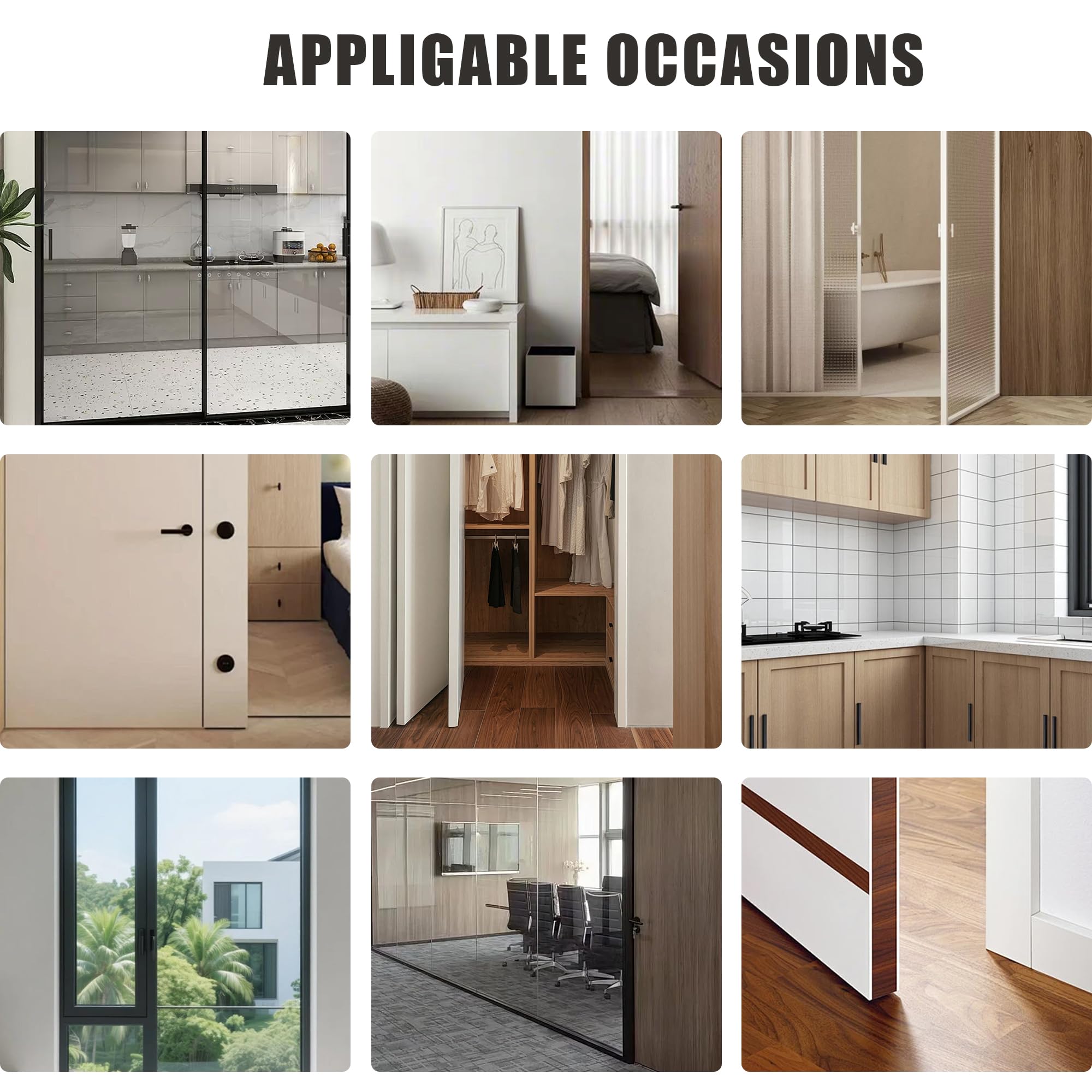 Tarose easy peel-and-stick installation on clean surfaces.