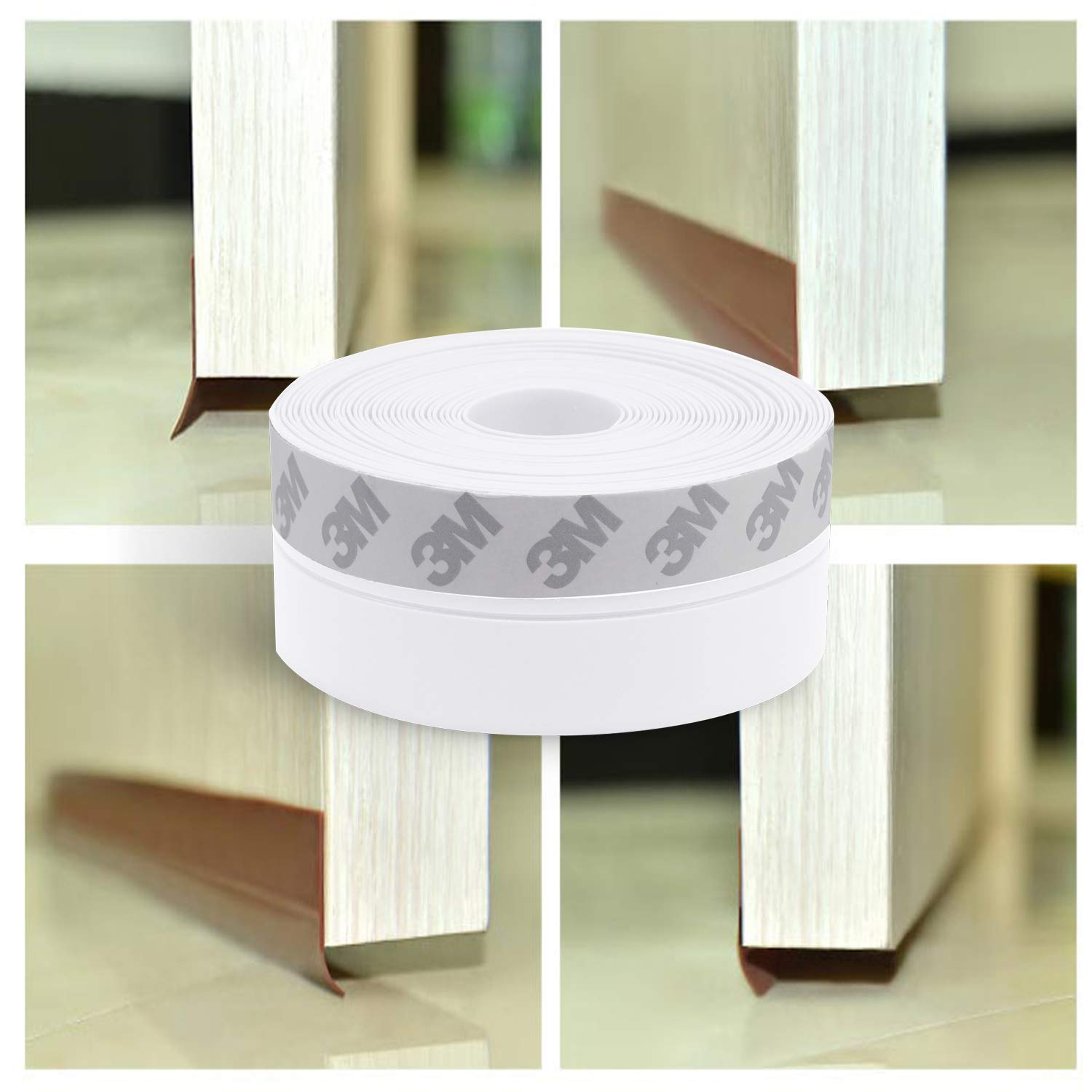 TAROSE weather-stripping for bathroom/shower room creates a tighter seal.
