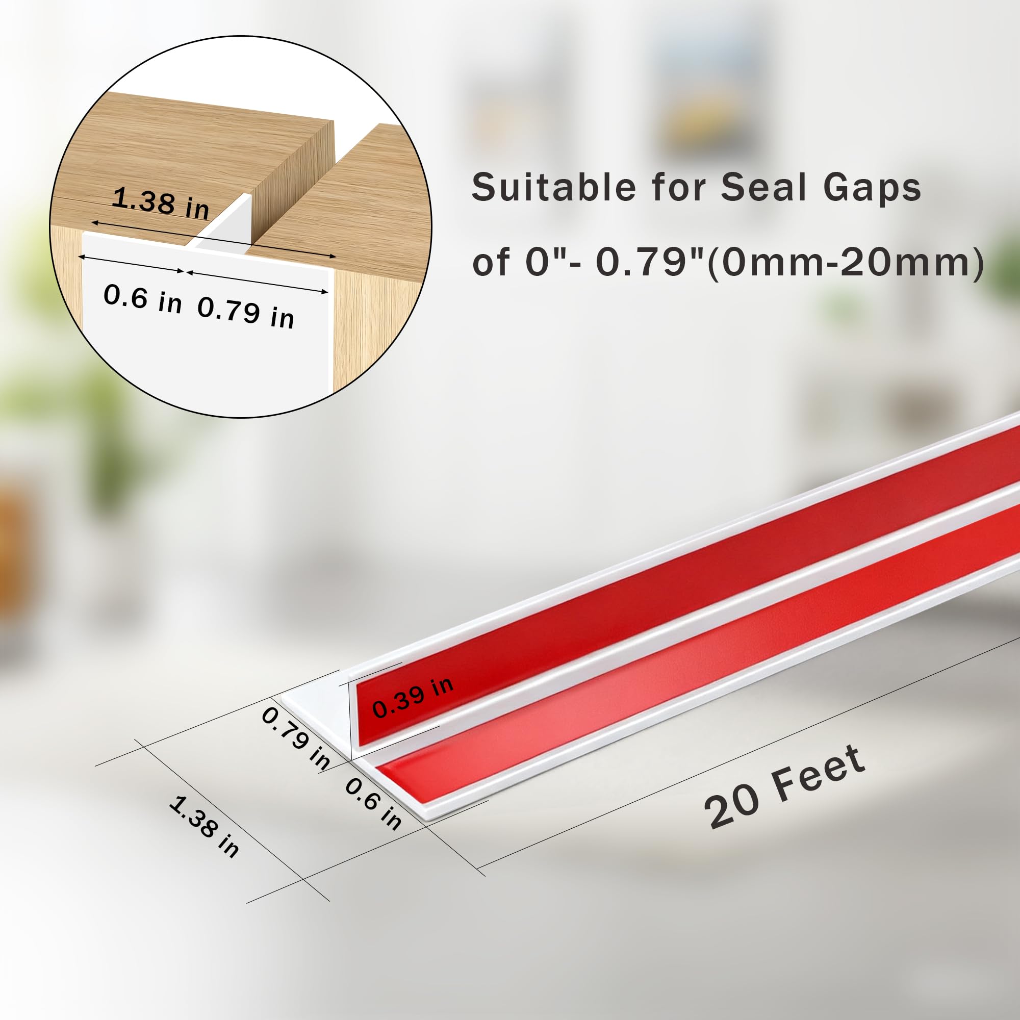 TAROSE silicone weather stripping tape close-up showing flexible seal.