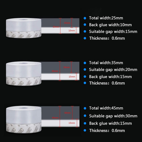 TAROSE weather strip close-up shows flexible silicone for durable, long-lasting sealing.
