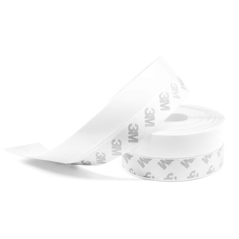 TAROSE weather-stripping door seal in white for 16 ft length improves draft control.