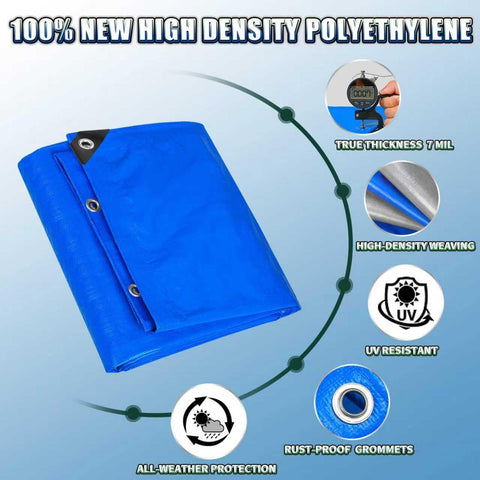 TA*RP YXCN tarp reinforced corners with plastic triangles