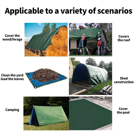 Camping setup with the TARPAL tarp as a versatile shelter