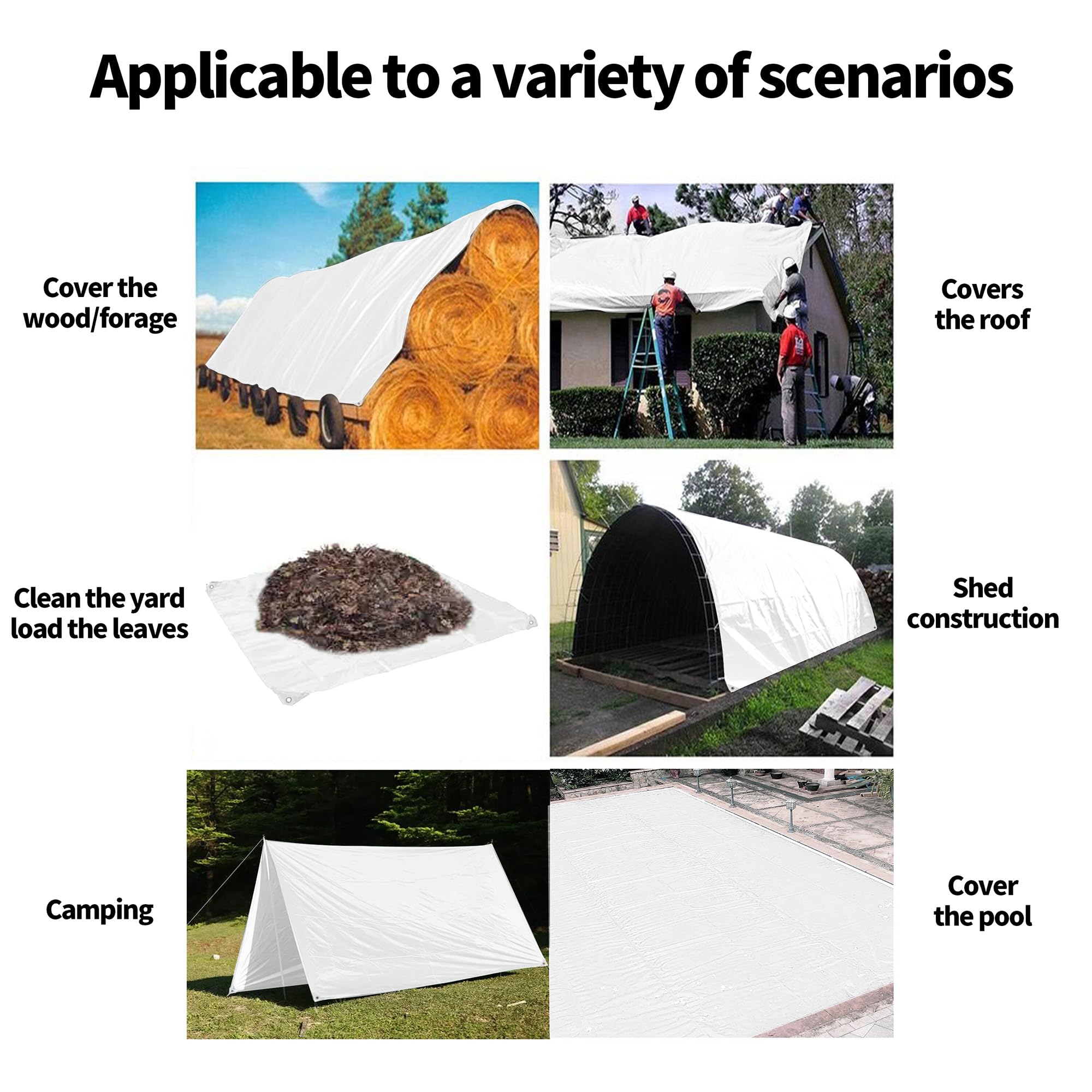 TARPAL portable tarp suitable for camping and temporary shelter setups.