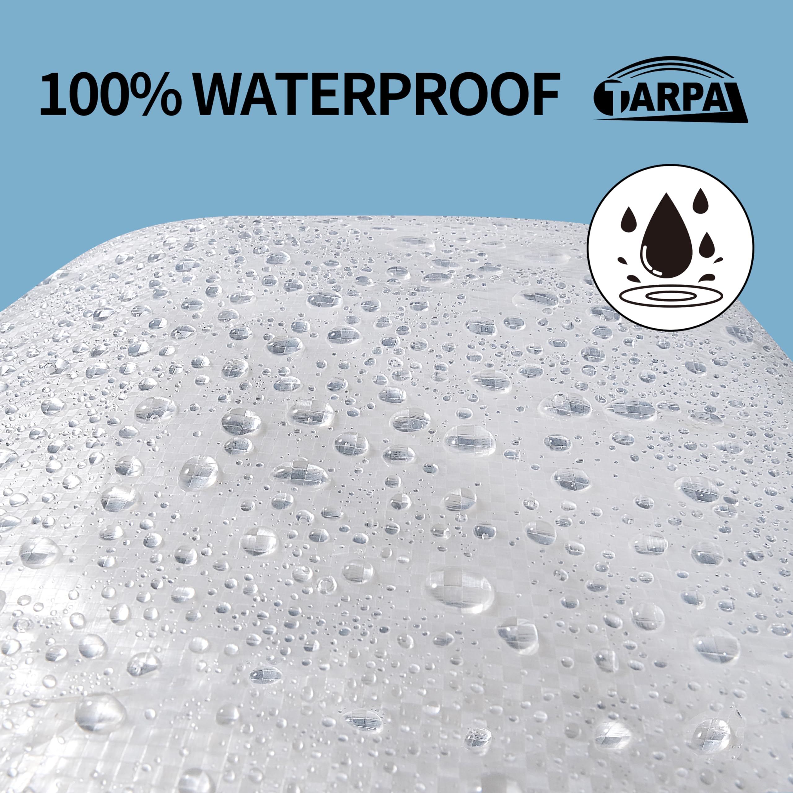 TARPAL edge uses thermal binding for enhanced durability and longer use.