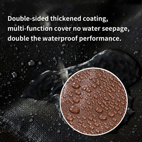 TARPAL tarp shows finished true dimensions for accurate coverage