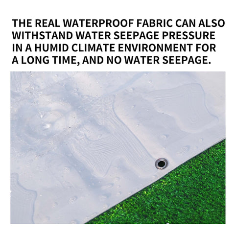 Tarpal tarp with reinforced grommets and metal washers for secure tie-downs.
