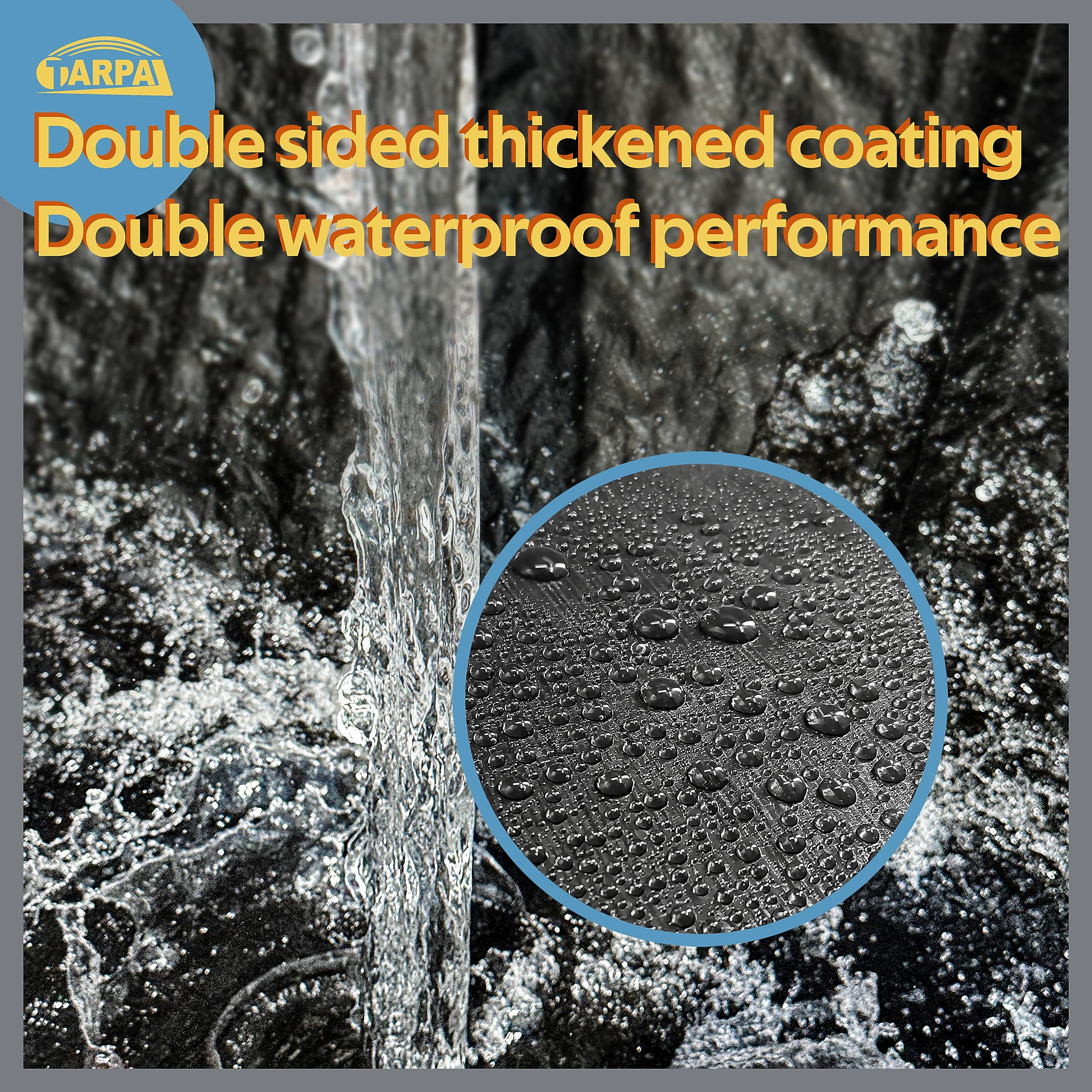 TARPAL tarp shields surfaces with UV protection and shade.